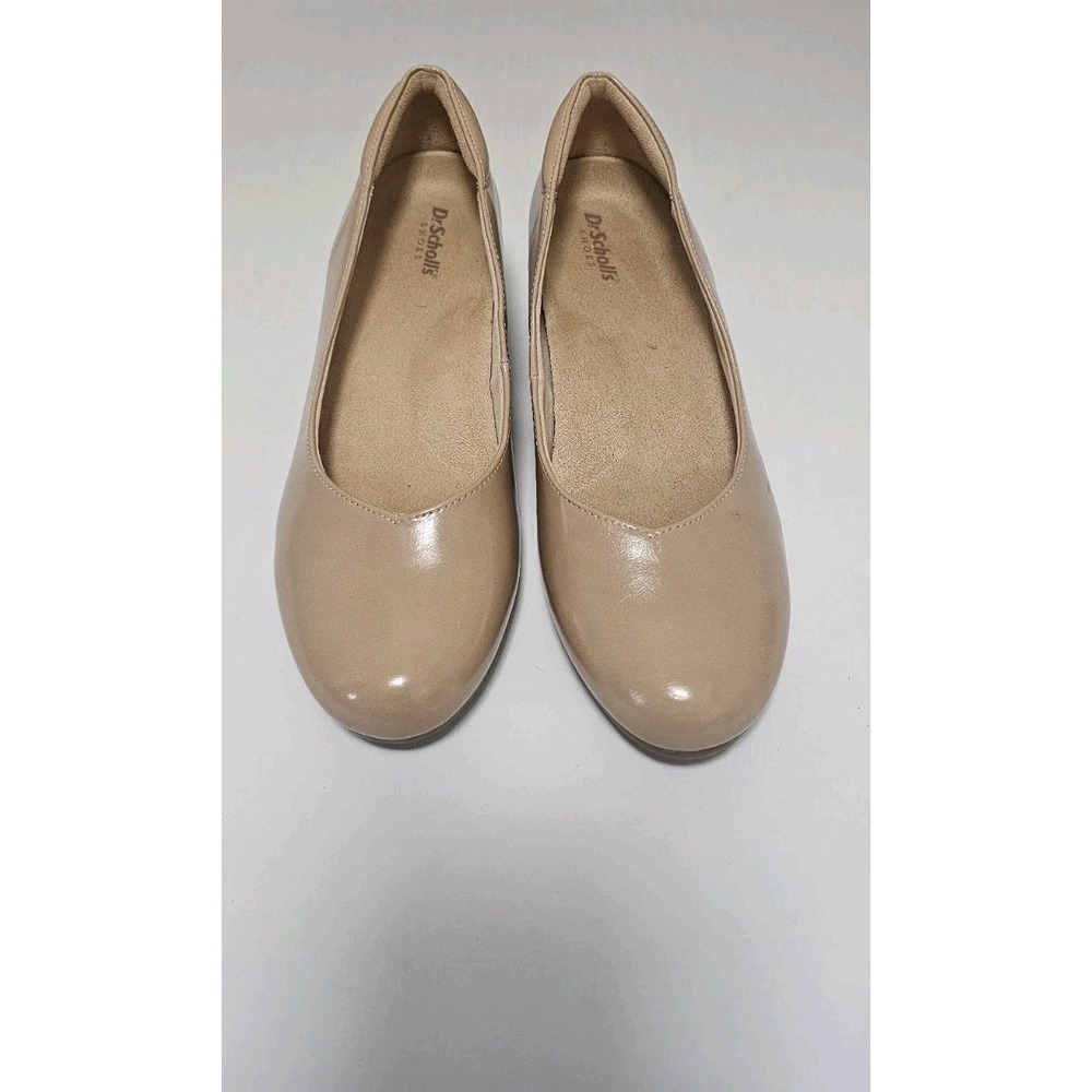 Dr. Scholls Be Ready Wedge Pumps Womens Shoe Sz 8.5 M Tan Smooth Preppy‎ Comfort